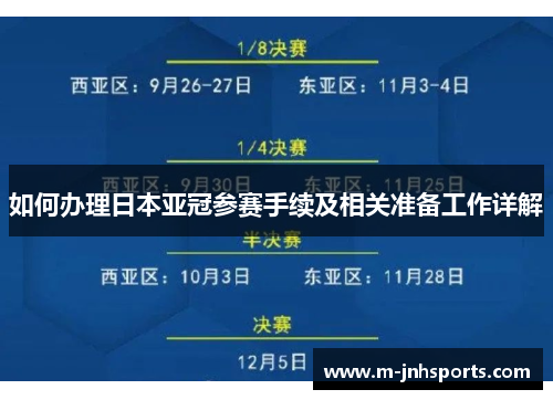 如何办理日本亚冠参赛手续及相关准备工作详解