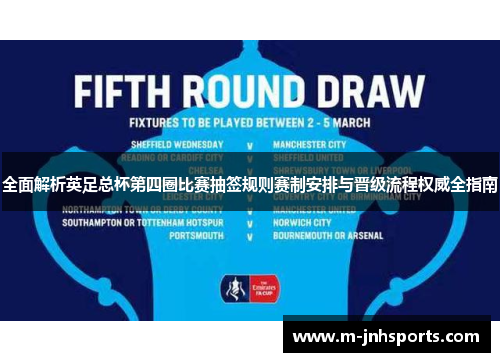 全面解析英足总杯第四圈比赛抽签规则赛制安排与晋级流程权威全指南 全面解析英足总杯第四圈比赛抽签规则赛制安排与晋级流程权威全指南